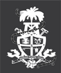 Oilfield Family Crest Decal - Black & White